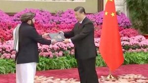 شی جین‌پینگ اعتبارنامه سفیر طالبان در پکن را پذیرفت