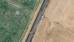 تصاویر ماهواره‌ای از ساخت دیوار توسط مصر در نزدیکی مرز نوار غزه حکایت دارد