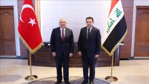 دیدار وزیر دفاع ترکیه با مشاور امنیت ملی عراق