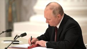 پوتین فرمان به رسمیت شناختن استقلال خرسون و زاپروژیا را امضا کرد