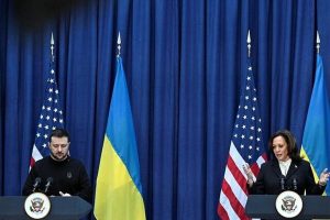 کامالا هریس : حمایت آمریکا از اوکراین ادامه می‌یابد