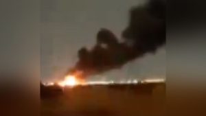گزارش‌ها از وقوع انفجار و آتش‌سوزی در غرب استان تهران